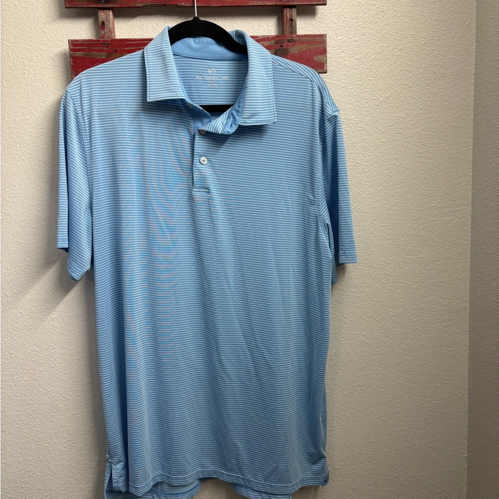 Southern Tide Sky Blue Polo Shirt